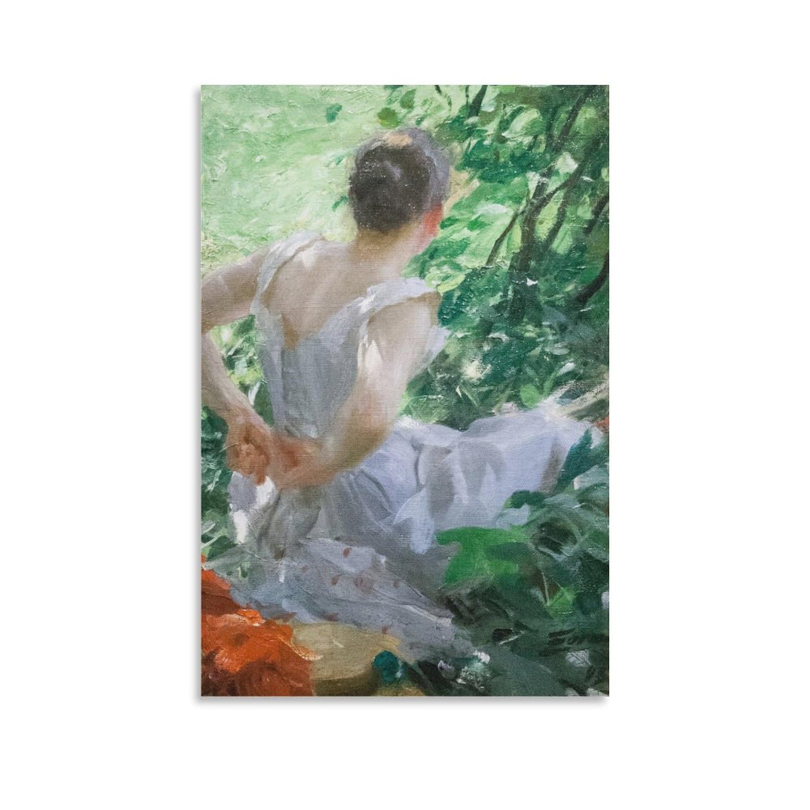 Amazon.co.jp: Anders Zornアンデシュ・ソーン作品絵画《女装》アート